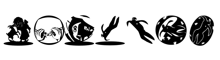 MKSilhouettaRound  Free Fonts Download