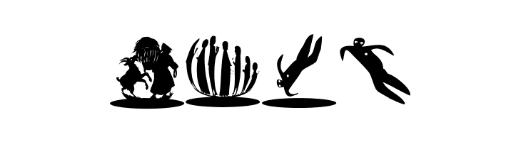 MKSilhouettaRound  Free Fonts Download