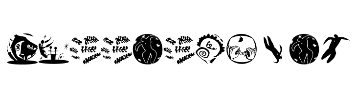 MKSilhouettaRound  Free Fonts Download