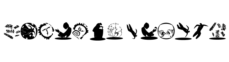 MKSilhouettaRound  Free Fonts Download