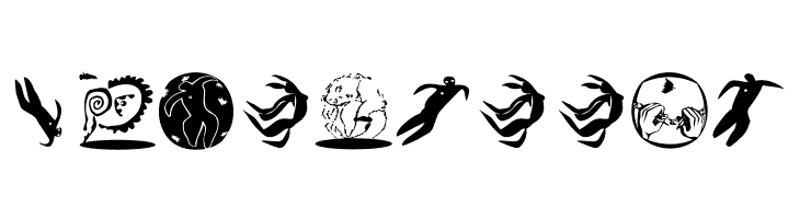 MKSilhouettaRound  Free Fonts Download