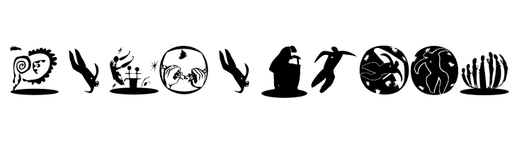 MKSilhouettaRound  Free Fonts Download