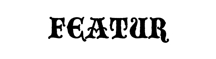 FEATUR Blackwood Castle Font