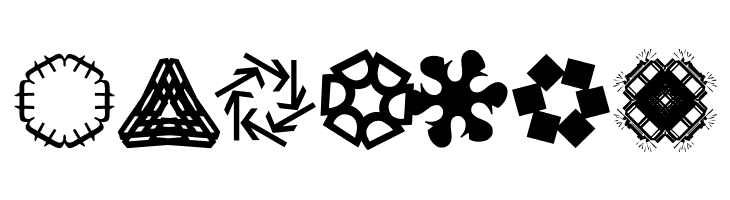 KaleidoBats  Free Fonts Download