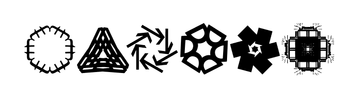 KaleidoBats  Free Fonts Download