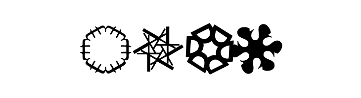 KaleidoBats  Free Fonts Download