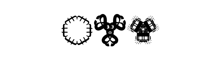 KaleidoBats  Free Fonts Download