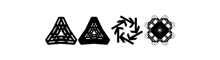 KaleidoBats  Free Fonts Download