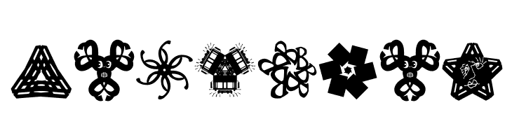 KaleidoBats  Free Fonts Download