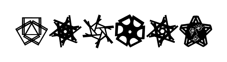 KaleidoBats  Free Fonts Download
