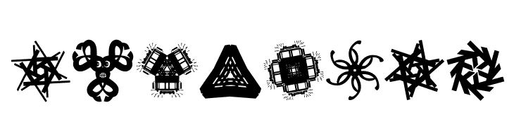 KaleidoBats  Free Fonts Download
