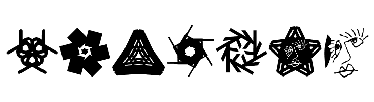 KaleidoBats  Free Fonts Download