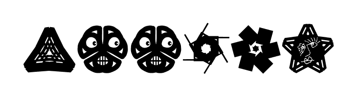 KaleidoBats  Free Fonts Download