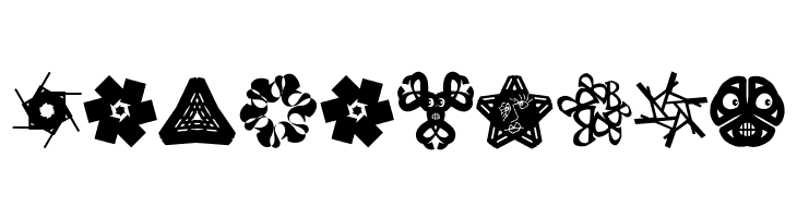 KaleidoBats  Free Fonts Download