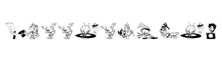 CharactersB  Free Fonts Download