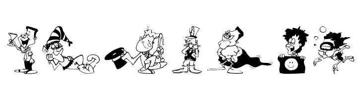 CharactersB  Free Fonts Download