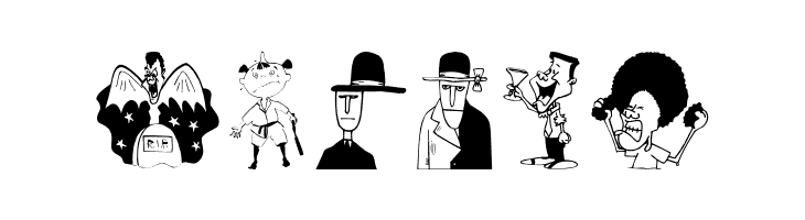 CharactersB  Free Fonts Download