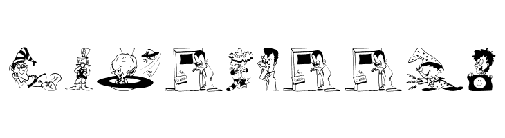 CharactersB  Free Fonts Download