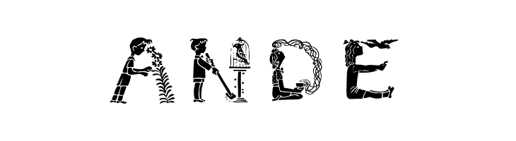 ChildrensAlphabetInvers  Free Fonts Download