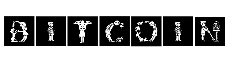 ChildrensAlphabetInvers  Free Fonts Download