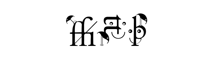 BirdsWithTypes  Free Fonts Download