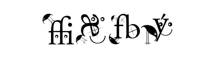 BirdsWithTypes  Free Fonts Download