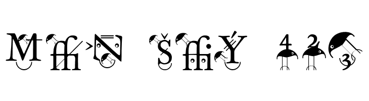 BirdsWithTypes  Free Fonts Download