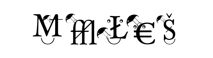 BirdsWithTypes  Free Fonts Download