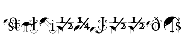 BirdsWithTypes  Free Fonts Download
