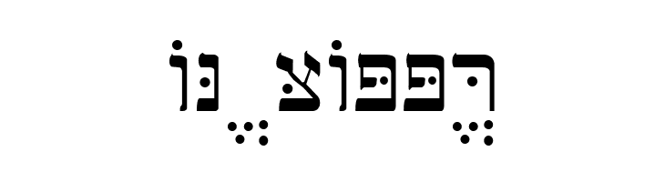 Shebrew Medium  Free Fonts Download