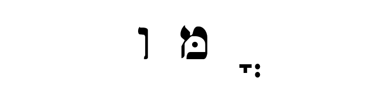 Shebrew Medium  Free Fonts Download