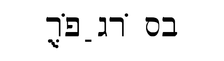 Shebrew Medium  Free Fonts Download