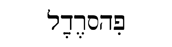 Shebrew Medium  Free Fonts Download
