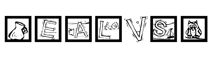 LettersSnakesAndMore  Free Fonts Download