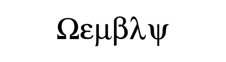 Greek  Free Fonts Download