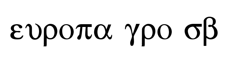 Greek  Free Fonts Download