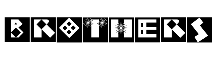 KleinBricksNegative  Free Fonts Download