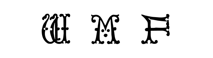 VictorianInitialsOne  Free Fonts Download