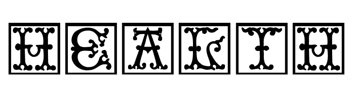 VictorianInitialsOne  Free Fonts Download