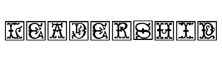 VictorianInitialsOne  Free Fonts Download