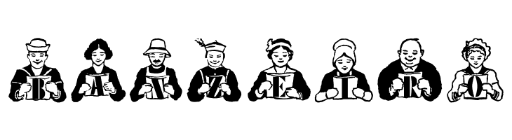 TypoAlphabetReaders  Free Fonts Download