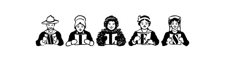 TypoAlphabetReaders  Free Fonts Download