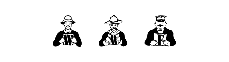 TypoAlphabetReaders  Free Fonts Download