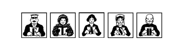 TypoAlphabetReaders  Free Fonts Download