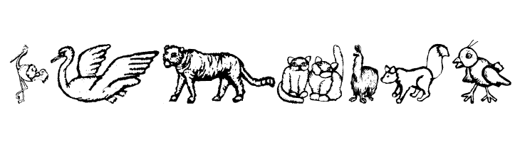 ZoologicalGardenThree  Free Fonts Download