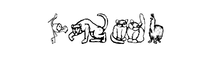 ZoologicalGardenThree  Free Fonts Download