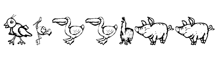 ZoologicalGardenThree  Free Fonts Download