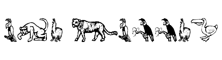 ZoologicalGardenThree  Free Fonts Download