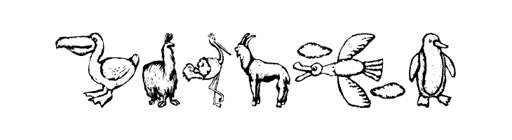 ZoologicalGardenThree  Free Fonts Download