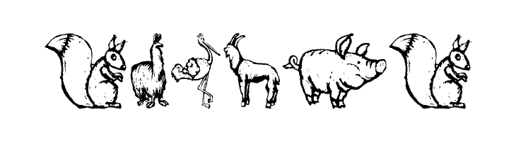 ZoologicalGardenThree  Free Fonts Download